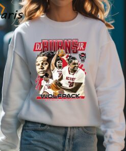 DJ Burns Jr NC State Wolfpack NCAA Shirt 4
