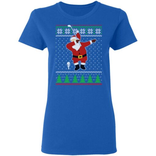 Dabbing Santa Golf Ugly Christmas Sweater Shirt Sweatshirt Long Sleeve Hoodie Tank Mug