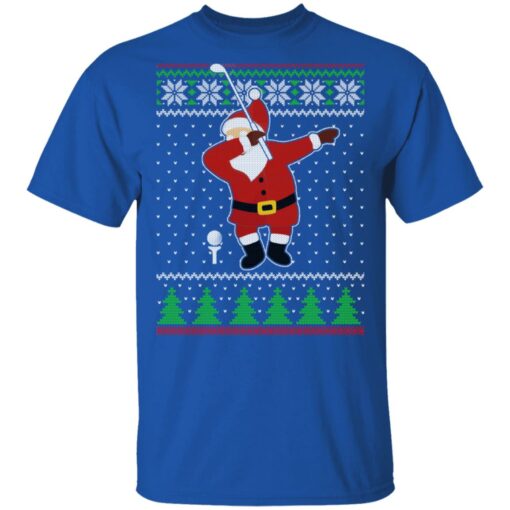 Dabbing Santa Golf Ugly Christmas Sweater Shirt Sweatshirt Long Sleeve Hoodie Tank Mug