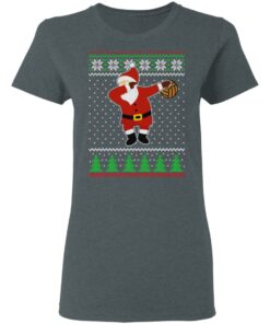 Dabbing Santa Volleyball Ugly Christmas Sweater Shirt Sweatshirt Long Sleeve Hoodie Tank Mug