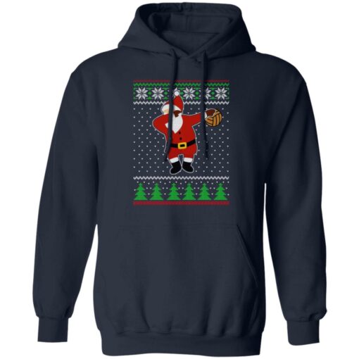 Dabbing Santa Volleyball Ugly Christmas Sweater Shirt Sweatshirt Long Sleeve Hoodie Tank Mug