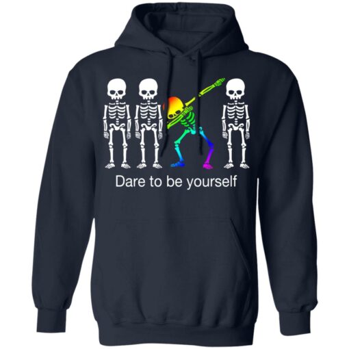 Dabbing Skeleton Dare To Be Yourself T-Shirts