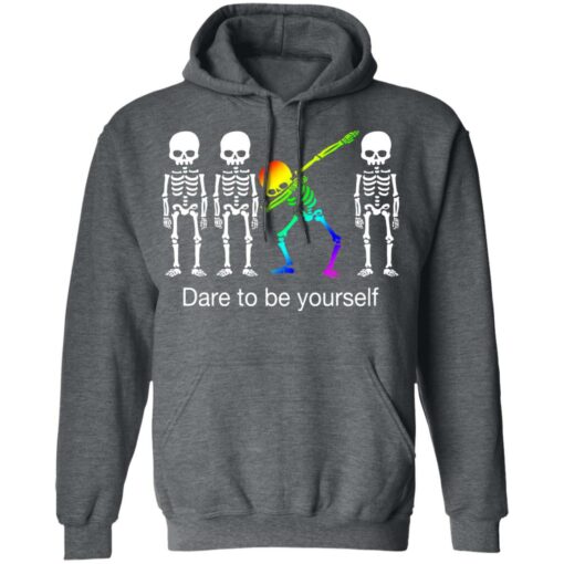 Dabbing Skeleton Dare To Be Yourself T-Shirts