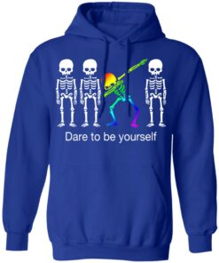 Dabbing Skeleton Dare To Be Yourself T Shirts 5