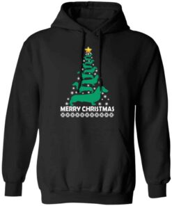 Dachshund Christmas Tree sweatshirt Shirt Sweatshirt Long Sleeve Hoodie Tank Mug 2