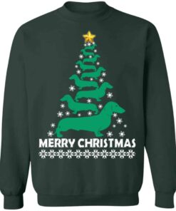 Dachshund Christmas Tree sweatshirt Shirt Sweatshirt Long Sleeve Hoodie Tank Mug 6