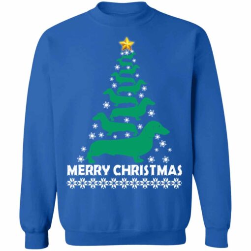 Dachshund Christmas Tree sweatshirt Shirt Sweatshirt Long Sleeve Hoodie Tank Mug