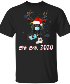 Dachshund Dog Bye Bye 2020 Christmas New Year Shirt Sweatshirt Long Sleeve Hoodie Tank Mug