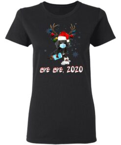 Dachshund Dog Bye Bye 2020 Christmas New Year Shirt Sweatshirt Long Sleeve Hoodie Tank Mug