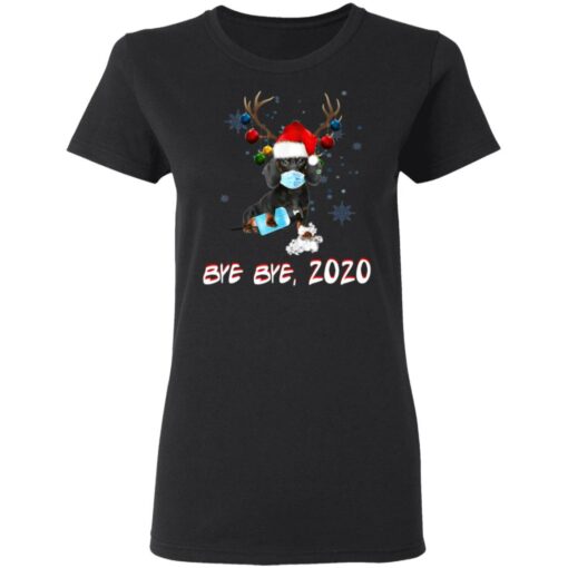 Dachshund Dog Bye Bye 2020 Christmas New Year Shirt Sweatshirt Long Sleeve Hoodie Tank Mug