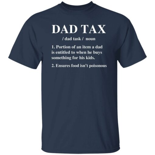 Dad Tax Portion Of An Item A Dad Is Entitled To When Shirt Shirt Sweatshirt Long Sleeve Hoodie Tank Mug