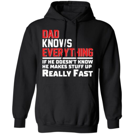 Dad knows everything if he doesn’t know he makes stuff up really fast shirt Shirt