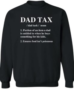 Dad tax portion of an item a dad is entitled shirt Shirt Sweatshirt Long Sleeve Hoodie Tank Mug 3
