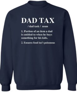 Dad tax portion of an item a dad is entitled shirt Shirt Sweatshirt Long Sleeve Hoodie Tank Mug 4