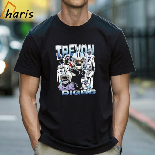 Dallas Cowboys 7 Trevon Diggs 2024 Football Graphic Shirt