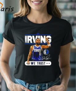 Dallas Mavericks In Kyrie Irving We Trust Signature Retro Shirt