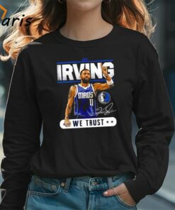 Dallas Mavericks In Kyrie Irving We Trust Signature Retro Shirt 3