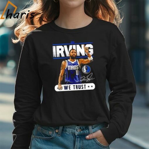 Dallas Mavericks In Kyrie Irving We Trust Signature Retro Shirt