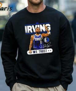 Dallas Mavericks In Kyrie Irving We Trust Signature Retro Shirt 4