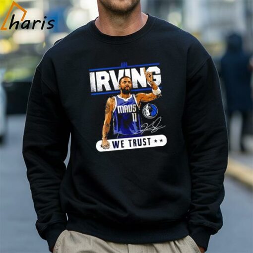 Dallas Mavericks In Kyrie Irving We Trust Signature Retro Shirt