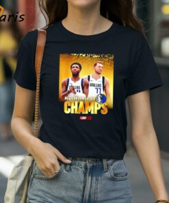 Dallas Mavericks Luka Doncic And Kyrie Irving Western Conference Champions 2024 Shirt