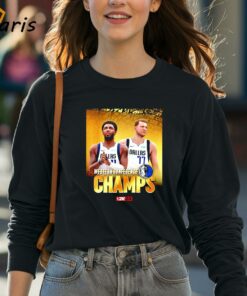 Dallas Mavericks Luka Doncic And Kyrie Irving Western Conference Champions 2024 Shirt 4