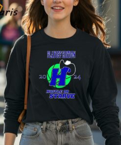 Dallas Mavericks Playoff Edition 2024 Hustle Or Starve Shirt 4