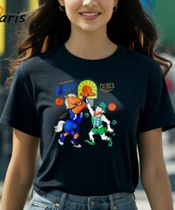 Dallas Mavericks vs Boston Celtics Match Up NBA Final Mascot Shirt