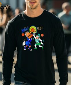 Dallas Mavericks vs Boston Celtics Match Up NBA Final Mascot Shirt 4