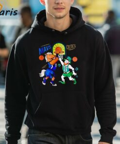 Dallas Mavericks vs Boston Celtics Match Up NBA Final Mascot Shirt 5