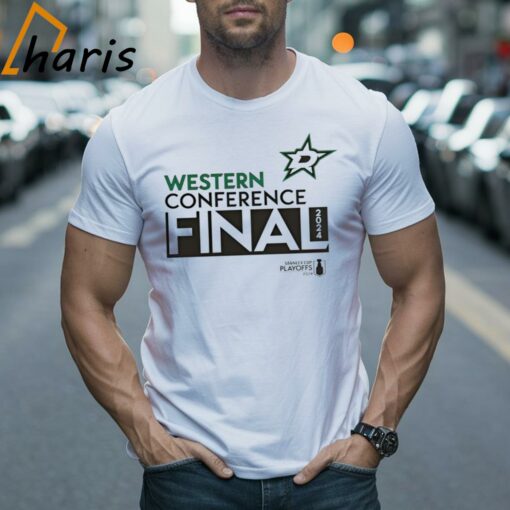 Dallas Stars Fanatics Heather 2024 Western Conference Finals T-shirt