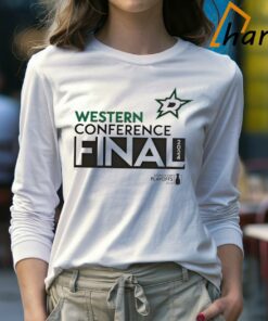 Dallas Stars Fanatics Heather 2024 Western Conference Finals T shirt 4