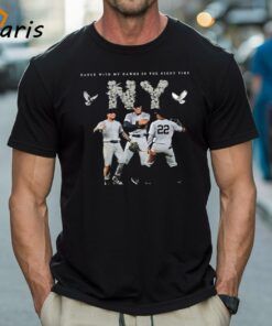 Dance With My Dawgs In The Night Time New York Yankees Logo Art Shirt