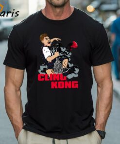 Dave Portnoy Wearing Donovan Clingan Cling Kong Uconn T-shirt