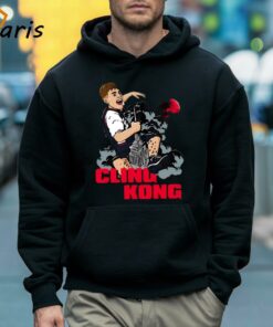 Dave Portnoy Wearing Donovan Clingan Cling Kong Uconn T shirt 5