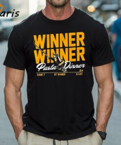 David Pastrnak Winner Winner Pasta Dinner Shirt