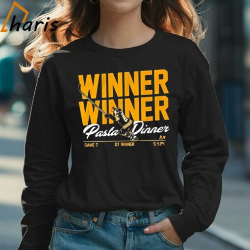 David Pastrnak Winner Winner Pasta Dinner Shirt