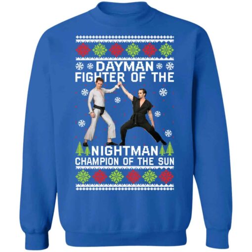 Dayman fighter of the nightman champion of the sun Christmas sweater Shirt