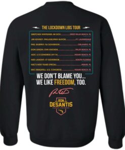 DeSantis lockdown libs escape to Florida shirt Shirt Sweatshirt Long Sleeve Hoodie Tank Mug 7 DeSantis lockdown libs escape to Florida shirt Shirt Sweatshirt Long Sleeve Hoodie Tank Mug 2