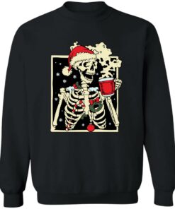 Dead inside Skeleton Christmas sweatshirt Shirt Sweatshirt Long Sleeve Hoodie Tank Mug