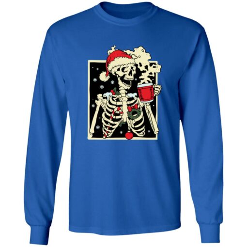 Dead inside Skeleton Christmas sweatshirt Shirt Sweatshirt Long Sleeve Hoodie Tank Mug