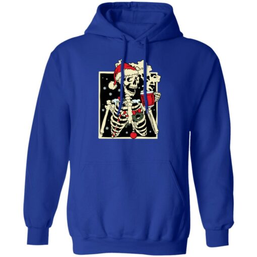 Dead inside Skeleton Christmas sweatshirt Shirt Sweatshirt Long Sleeve Hoodie Tank Mug