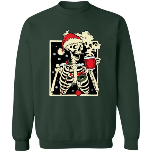 Dead inside Skeleton Christmas sweatshirt Shirt Sweatshirt Long Sleeve Hoodie Tank Mug