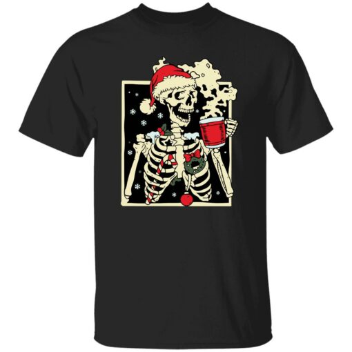 Dead inside Skeleton Christmas sweatshirt Shirt Sweatshirt Long Sleeve Hoodie Tank Mug