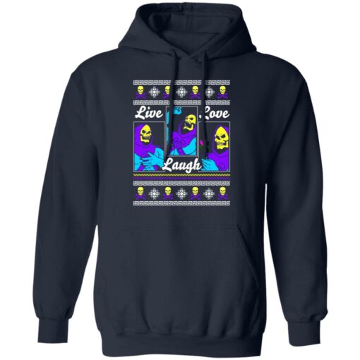 Death Live Laugh Love Christmas Sweater Shirt Sweatshirt Long Sleeve Hoodie Tank Mug