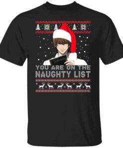 Death Note - You Are On The Naughty List Ugly Christmas Sweater Shirt 2 Death Note You Are On The Naughty List Ugly Christmas Sweater Shirt 11