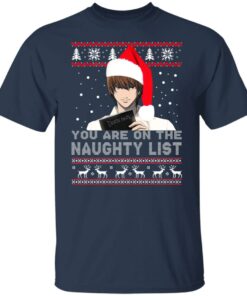 Death Note - You Are On The Naughty List Ugly Christmas Sweater Shirt 3 Death Note You Are On The Naughty List Ugly Christmas Sweater Shirt 12