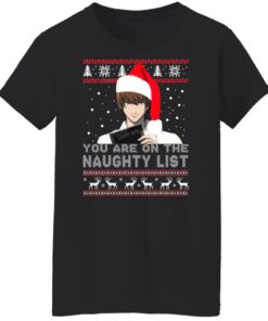Death Note - You Are On The Naughty List Ugly Christmas Sweater Shirt 4 Death Note You Are On The Naughty List Ugly Christmas Sweater Shirt 2