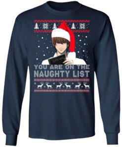 Death Note - You Are On The Naughty List Ugly Christmas Sweater Shirt 5 Death Note You Are On The Naughty List Ugly Christmas Sweater Shirt 3