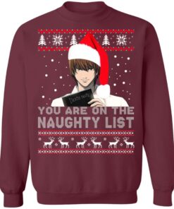 Death Note - You Are On The Naughty List Ugly Christmas Sweater Shirt 9 Death Note You Are On The Naughty List Ugly Christmas Sweater Shirt 7
